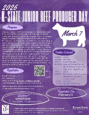 2026 K-State Junior Beef Producer Day Flyer 2026 K-State Junior Beef Producer Day Flyer
