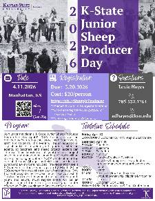 2026 K-State Junior Sheep Producer Day Flyer 2026 K-State Junior Sheep Producer Day Flyer