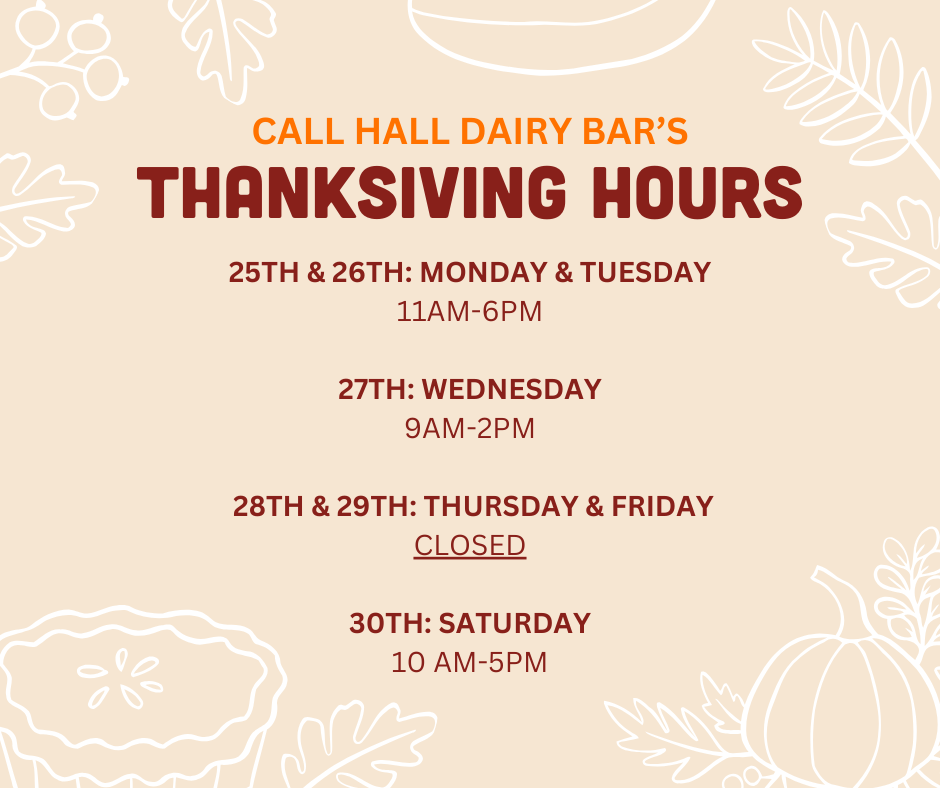 Thanksgiving hours