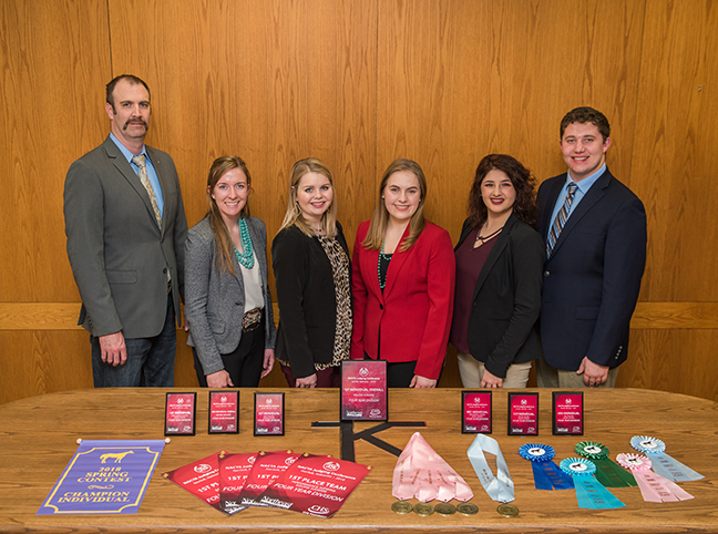 2018 Horse Judging Team